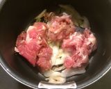豚薄切り肉で全粒粉そうめんの担々麺作り方2写真