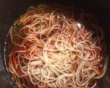 豚薄切り肉で全粒粉そうめんの担々麺作り方3写真