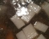 ハラミと竹輪と野菜の焼き肉タレ煮★作り方1写真
