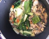 冷製も◎あさりと青梗菜の豆乳スープ作り方4写真