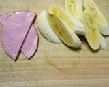 フライパンでホットサンド!ハムチーバナナ作り方2写真