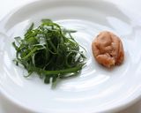 梅しらすの冷やし茶づけ作り方1写真