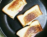 フライパンでホットサンド!ハムチーバナナ作り方7写真