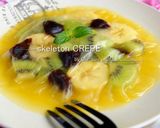 朝食にも♡美容系スケルトン・クレープ！作り方4写真