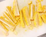 とうもろこしのバター醤油唐揚げ作り方1写真