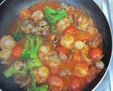海鮮トマトパッツァ作り方4写真