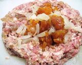 甘味が新鮮!フルーツINハンバーグ作り方3写真