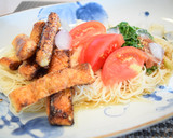 サクサク揚げのぶっかけそうめん作り方2写真