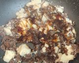 挽肉入り☆炒り豆腐作り方3写真