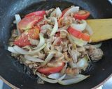 豚バラとトマトの生姜焼き作り方5写真