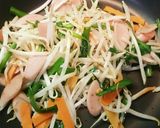 ツナのそうめんチャンプルー☆作り方1写真