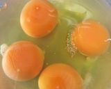 フライパンで卵焼き作り方1写真
