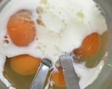フライパンで卵焼き作り方2写真