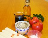 ツナとトマトのそうめん（カッペリーニ風）作り方1写真