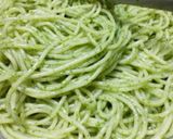 冷製パスタ♪アボガドマグロのタルタルのせ作り方2写真