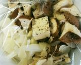 切って！チンで！きのこの冷たいバター醤油作り方2写真