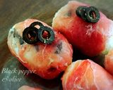 生ハムで俵オイルおにぎり作り方8写真