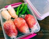 生ハムで俵オイルおにぎり作り方9写真