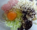 おから入り✿茄子＆鶏つくねの挟み焼き✿作り方2写真