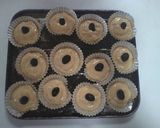 甘酒ときな粉の黒豆カップケーキ作り方3写真