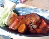 ぷち驚！ウインナーハンバーグლ(´ڡ`ლ作り方9写真