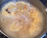 梅肉とやき麩の卵とじ汁作り方2写真