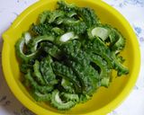 ｺﾞｰﾔの佃煮作り方1写真