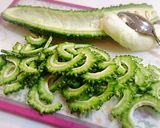 白だしde簡単 ❃ ゴーヤチャンプルー作り方1写真
