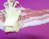 干しえのきの豚肉巻き♪作り方2写真
