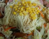 子供も大好き☆カレー味の素麺チャンプルー作り方6写真