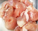 簡単☆鶏胸肉とパプリカのケチャップ炒め♪作り方1写真