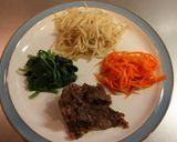 レンジで完結☆ビビンバおにぎり作り方5写真