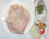 鶏もも肉の山椒蒸し♪簡単！電子レンジで作り方1写真