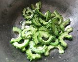 ハム入りゴーヤチャンプル作り方1写真