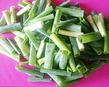 超簡単！ネギの辛子酢味噌和え♪作り方1写真