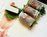 レンジde簡単♡大葉と豆腐の肉巻き作り方2写真