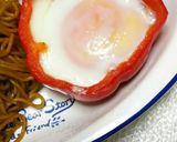 パプリカお皿で目玉焼き作り方5写真