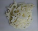 簡単☆蓮根のきんぴら作り方1写真