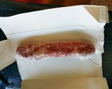 豚小間肉が塊お肉に！梅チーズ巻で食欲倍増作り方3写真