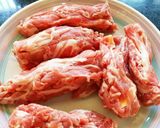 豚小間肉が塊お肉に！梅チーズ巻で食欲倍増作り方4写真
