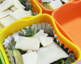 お弁当に☆ナスとズッキーニのチーズカップ作り方4写真