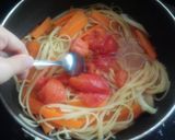 丸ごとトマトと野菜ジュースのスープパスタ作り方4写真
