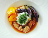 『かえし』で簡単！鶏肉と夏野菜の揚げ浸し作り方9写真