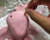 洋菓子細工☆うさぎのぬいぐるみケーキ作り方19写真