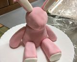 洋菓子細工☆うさぎのぬいぐるみケーキ作り方22写真