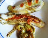 焼きナス浸した冷え冷えそうめん作り方4写真