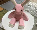 洋菓子細工☆うさぎのぬいぐるみケーキ作り方23写真