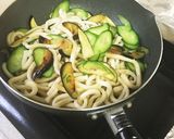 ☆トマト・きゅうり・なすの焼きうどん☆作り方3写真