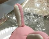 洋菓子細工☆うさぎのぬいぐるみケーキ作り方30写真