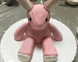 洋菓子細工☆うさぎのぬいぐるみケーキ作り方32写真